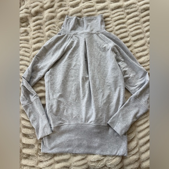 Lululemon Grey Turtle Neck pullover - Picture 2 of 3